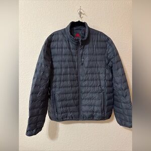 Gerry Down Jacket Mens Gray 650 Fill Insulated Full Zip Quilted Puffer XL